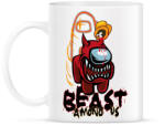 printfashion Among us beast among us 2 - Bögre - Fehér (4154509)
