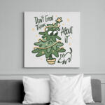 printfashion Karácsonyfa - Vászonkép - Fehér (6638718)