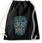 printfashion Elektrokoponya - Sportzsák, Tornazsák - Fekete (129282)