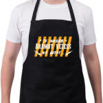 printfashion Áramot vezess - Kötény - Fekete (7522540)