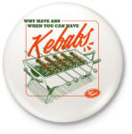 printfashion Kebabos szlogen - Kitűző, hűtőmágnes - Fehér (13279153)