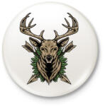 printfashion szarvas - Kitűző, hűtőmágnes - Fehér (15812069)