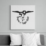 printfashion tattoologo - Vászonkép - Fehér (6622502)