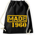printfashion 1960 - Sportzsák, Tornazsák - Fekete (12786787)