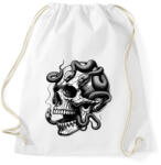 printfashion Koponya - Sportzsák, Tornazsák - Fehér (15172192)