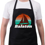 printfashion Balatoni vitorlás - Kötény - Fekete (9977326)
