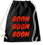 printfashion boom boom boom - Sportzsák, Tornazsák - Fekete (1859404)