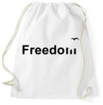 printfashion Szabadság - Sportzsák, Tornazsák - Fehér (263689)