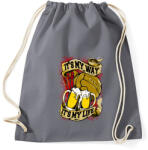 printfashion Az én szenvedélyem - Sportzsák, Tornazsák - Grafitszürke (57999)