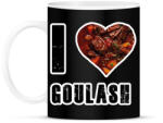printfashion I Love Goulash - Bögre - Fekete (16364365)