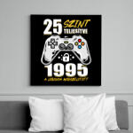 printfashion Gamer Legenda - Vászonkép - Fekete (6656507)