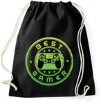 printfashion Best gamer - Sportzsák, Tornazsák - Fekete (5259818)