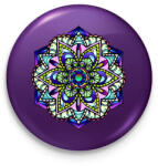 printfashion mandalas - Kitűző, hűtőmágnes - Lila (7540264)