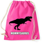 printfashion T-rex család - Mommysaurus - Sportzsák, Tornazsák - Fukszia (13851775)