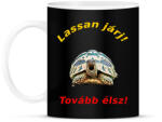 printfashion lassan járj - Bögre - Fekete (1515371)