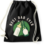 printfashion Best Dad Ever - Sportzsák, Tornazsák - Fekete (7527254)