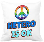 printfashion HETERO IS OK - Párnahuzat, Díszpárnahuzat - Fehér (10466362)