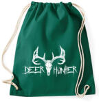 printfashion Deer Hunter White - Sportzsák, Tornazsák - Sötétzöld (2052287)