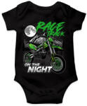 printfashion Cross Motor Race Track - motokrossz - Baba Body - Fekete (11559581)