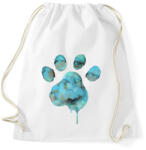 printfashion Vízszínű Mancs - Sportzsák, Tornazsák - Fehér (980980)