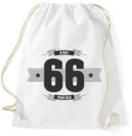 printfashion b-day-66-dark-lightgrey - Sportzsák, Tornazsák - Fehér (514758)