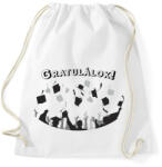 printfashion Gratulálok! - Diplomás minta - Sportzsák, Tornazsák - Fehér (6337859)