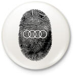 printfashion AUDI in my DNA - Kitűző, hűtőmágnes - Fehér (3083834)