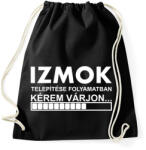 printfashion Izmok telepítése folyamatban. . . - Sportzsák, Tornazsák - Fekete (5385086)