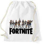 printfashion Fortnite #5 /Black/ - Sportzsák, Tornazsák - Fehér (1116659)