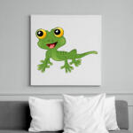 printfashion Gekkó - Vászonkép - Fehér (12031072)