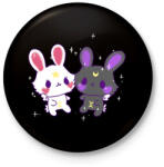 printfashion Horoszkóp-IKREK - Kitűző, hűtőmágnes - Fekete (12707278)