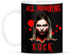 printfashion all morning suck - Bögre - Fekete (1536214)
