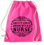 printfashion Igyál a nővérrel - Sportzsák, Tornazsák - Fukszia (145783)