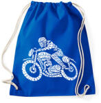 printfashion Cafe racer - Sportzsák, Tornazsák - Bright royal (160499)