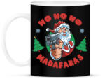 printfashion Ho ho ho madafakas - Bögre - Fekete (14916713)