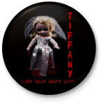 printfashion tiffany - Kitűző, hűtőmágnes - Fekete (3101055)