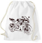 printfashion cbr600rr fekete - Sportzsák, Tornazsák - Fehér (2896212)