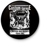 printfashion Motorszerelő - Kitűző, hűtőmágnes - Fekete (3091334)