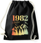 printfashion 1982 - Sportzsák, Tornazsák - Fekete (12718499)