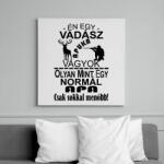 printfashion Vadász apuka - Vászonkép - Fehér (6628219)