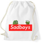 printfashion sadboyís - Sportzsák, Tornazsák - Fehér (921990)