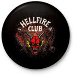 printfashion Hellfire Club - Stranger Things - Kitűző, hűtőmágnes - Fekete (7293797)