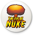 printfashion Tactical Nuke - Kitűző, hűtőmágnes - Fehér (3264418)