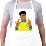 printfashion Nle choppa - Kötény - Fehér (4909141)
