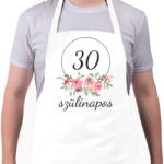 printfashion 30 éves szülinapos - Kötény - Fehér (4911848)