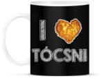 printfashion I love tócsni - Bögre - Fekete (8699077)