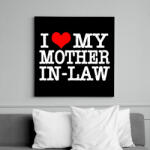 printfashion Mother in-law - Vászonkép - Fekete (6652965)