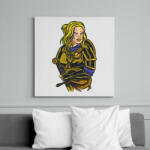 printfashion Viking nő - Vászonkép - Fehér (11688812)