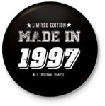 printfashion 1997 - Kitűző, hűtőmágnes - Fekete (4055960)