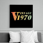 printfashion 1970 - Vászonkép - Fekete (12090540)